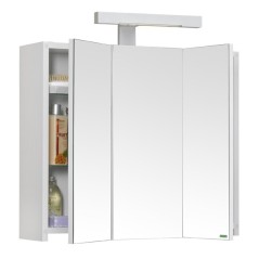 Armoire de toilette blanc 60x52x18 cm type piano