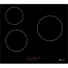 MÉZIÈRES TABLE DE CUISSON VITROCÉRAMIQUE 3 ZONES 5,3KW MANETTE