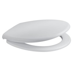 ABATTANT DOUBLE BLANC EN POLYPROPYLENE ( Largeur: 44.6cm/ Profondeur: 38cm )