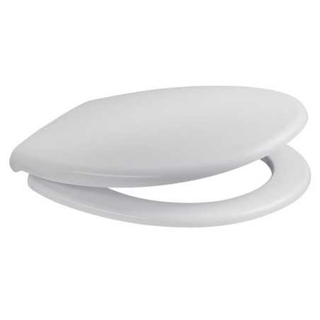 ABATTANT DOUBLE BLANC EN POLYPROPYLENE ( Largeur: 44.6cm/ Profondeur: 38cm )