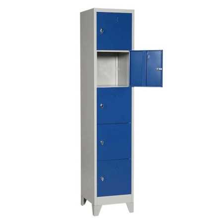 Metalart casier armoire vestiaire metal 5 casiers