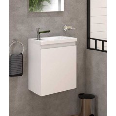 MEUBLE SOUS PLAN TOILETTE EKO LINE 60CM 2P BLANC