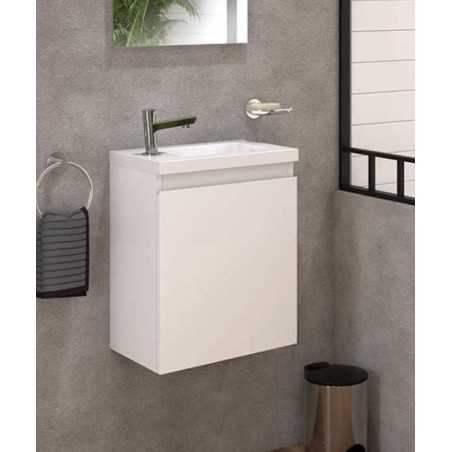 MEUBLE SOUS PLAN TOILETTE EKO LINE 60CM 2P BLANC