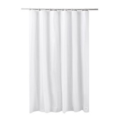 RIDEAUX DE DOUCHE BLANC OU COULEUR 100 % POLYESTER L 160 X H 200