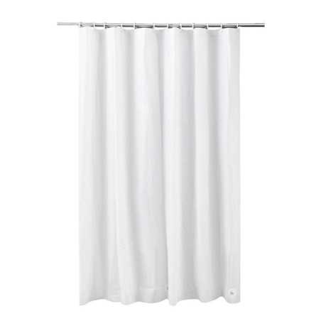 RIDEAUX DE DOUCHE BLANC OU COULEUR 100 % POLYESTER L 160 X H 200