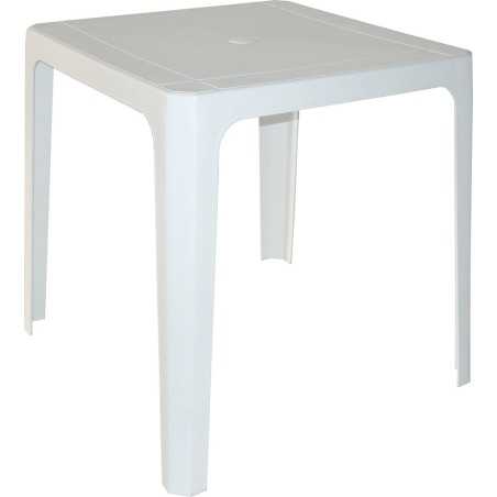 TABLE MONOBLOC PLASTIQUE 4 PIEDS 70X70cm MEZTABPLA70 pour Table d'e...