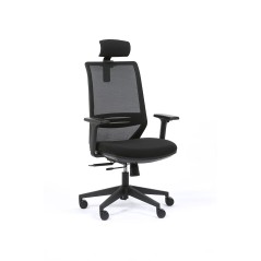 Fauteuil tecsy ergonomique synchrone maille et tissu