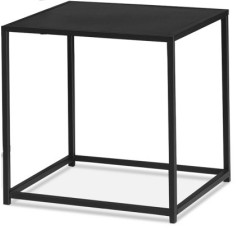 CHEVET CUBE METAL 36x36x36cm NOIR