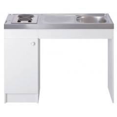 Kitchenette PMR 120cm domino électrique